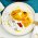 Ricotta cheesecakes with airy mascarpone and mango confit - Price: 1350