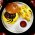 Чеддар мен пияз мармеладтары қосылған мәрмәр етінен жасалған гамбургер - Бағасы: 1890